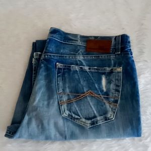 Tyler BKE dark wash destroyed